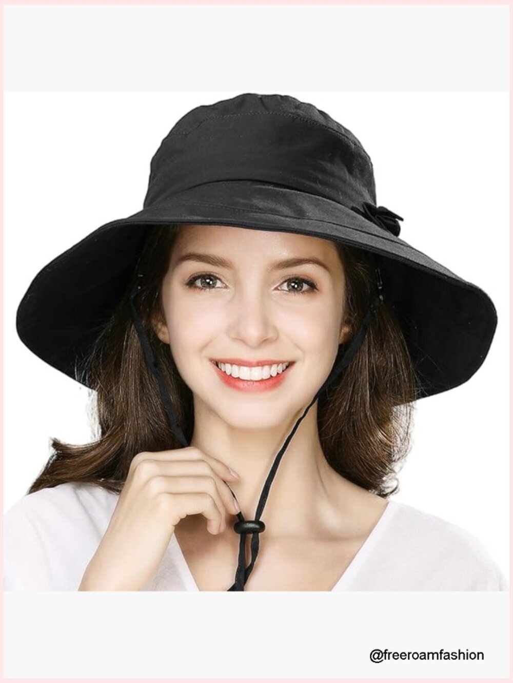 Packable Wide Brim Bucket Sun Hat UV Protection UPF 50+ Adjustable
